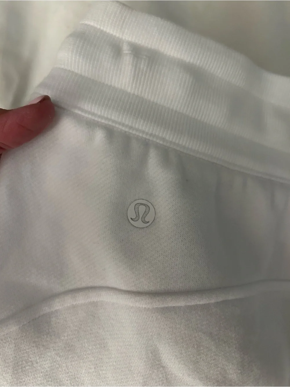 lululemon athletica White Drawstring Athletic Shorts